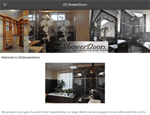 Tablet Screenshot of ozshowerdoors.com